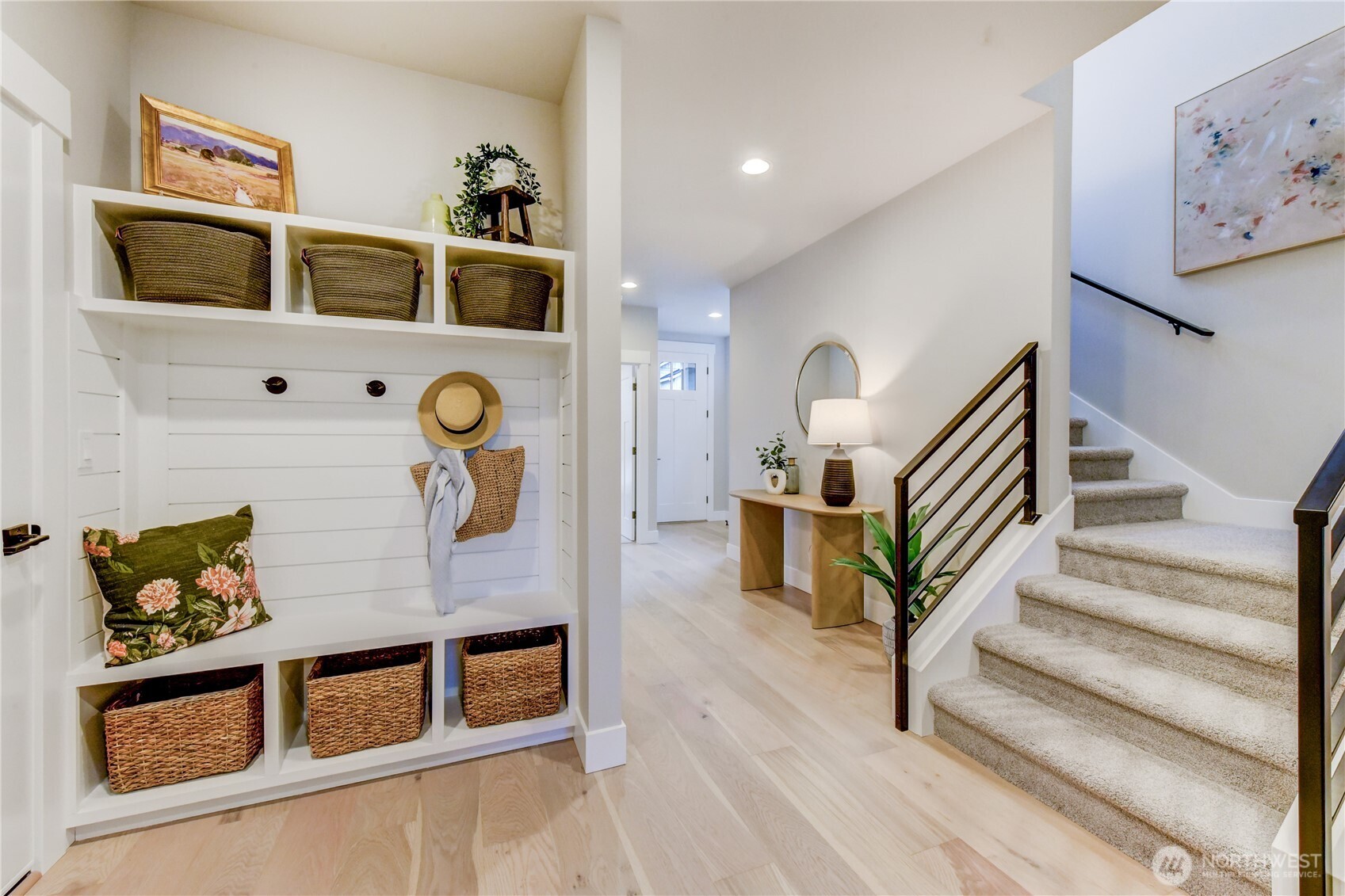 Garage Entry w/ Built-in Boot Bench photos of completed 2368 on Lot 8