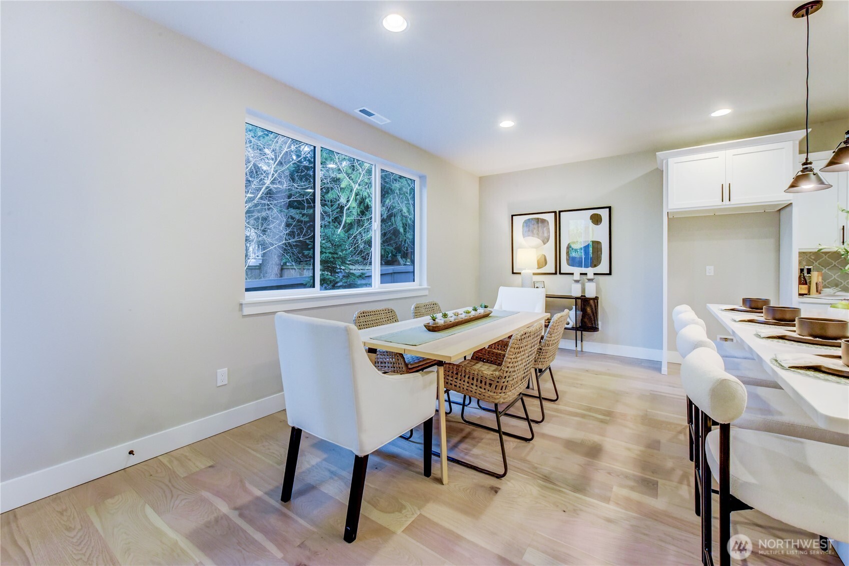 Dining Room off Kitchen photos of completed 2368 on Lot 8