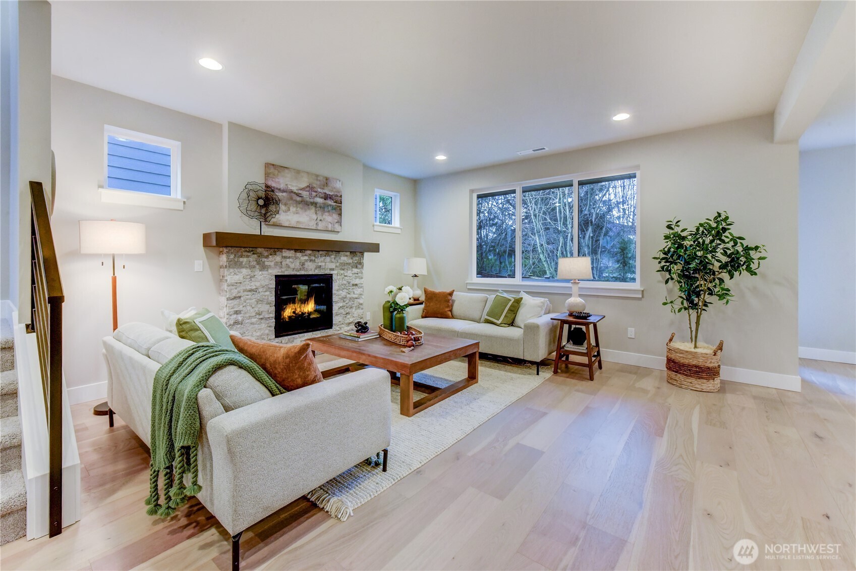 Great Room photos of completed 2368 on Lot 8