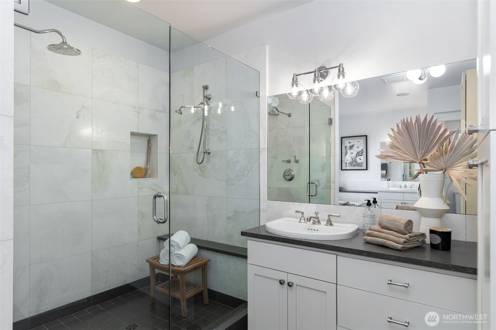 Enjoy views of Mt. Baker on a clear day.