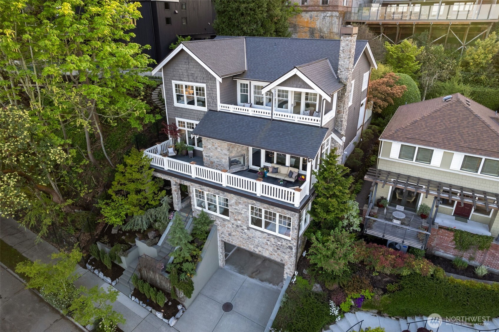 This is the first floor media room and flex space.