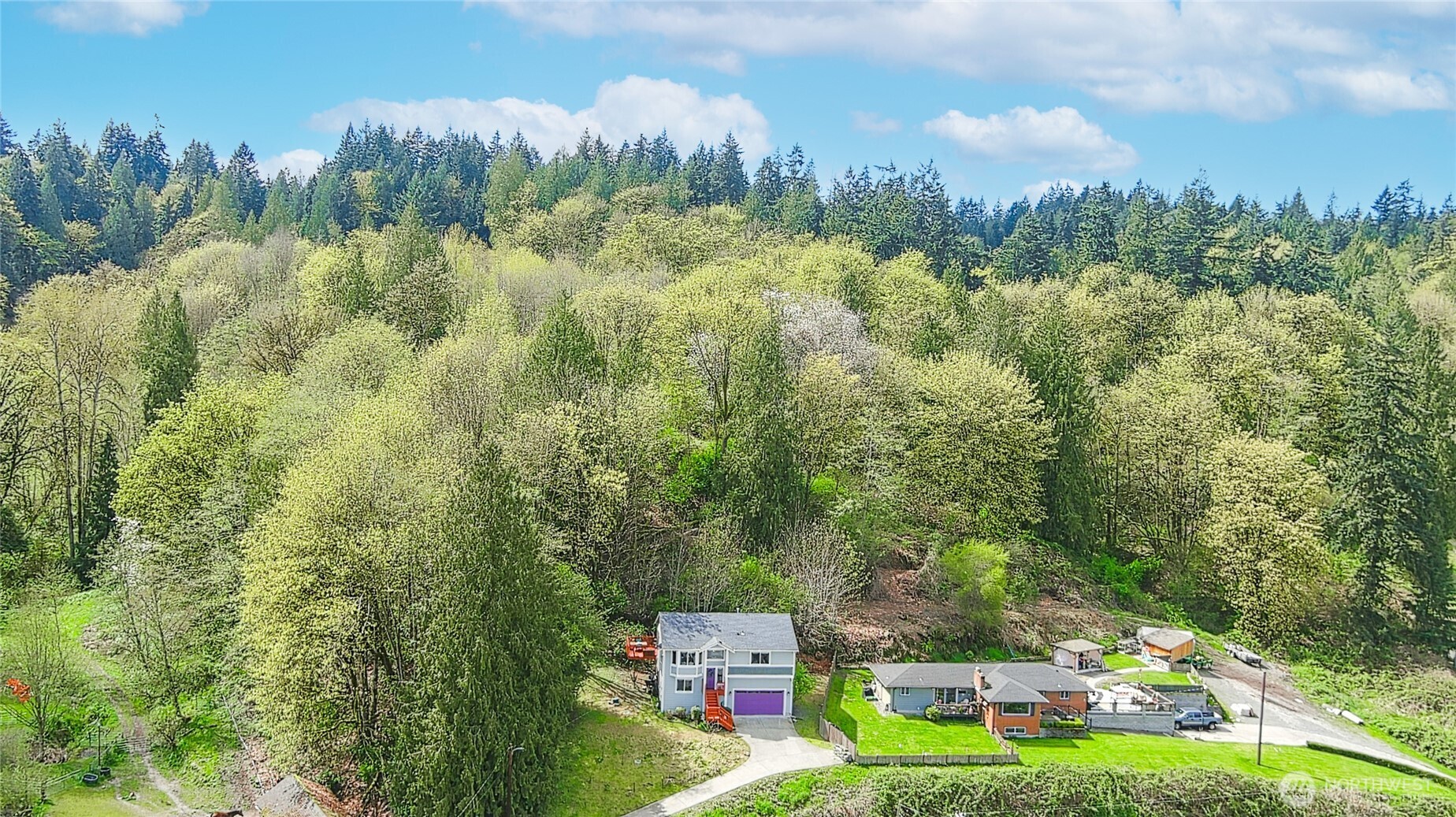 surrounded by greenbelt