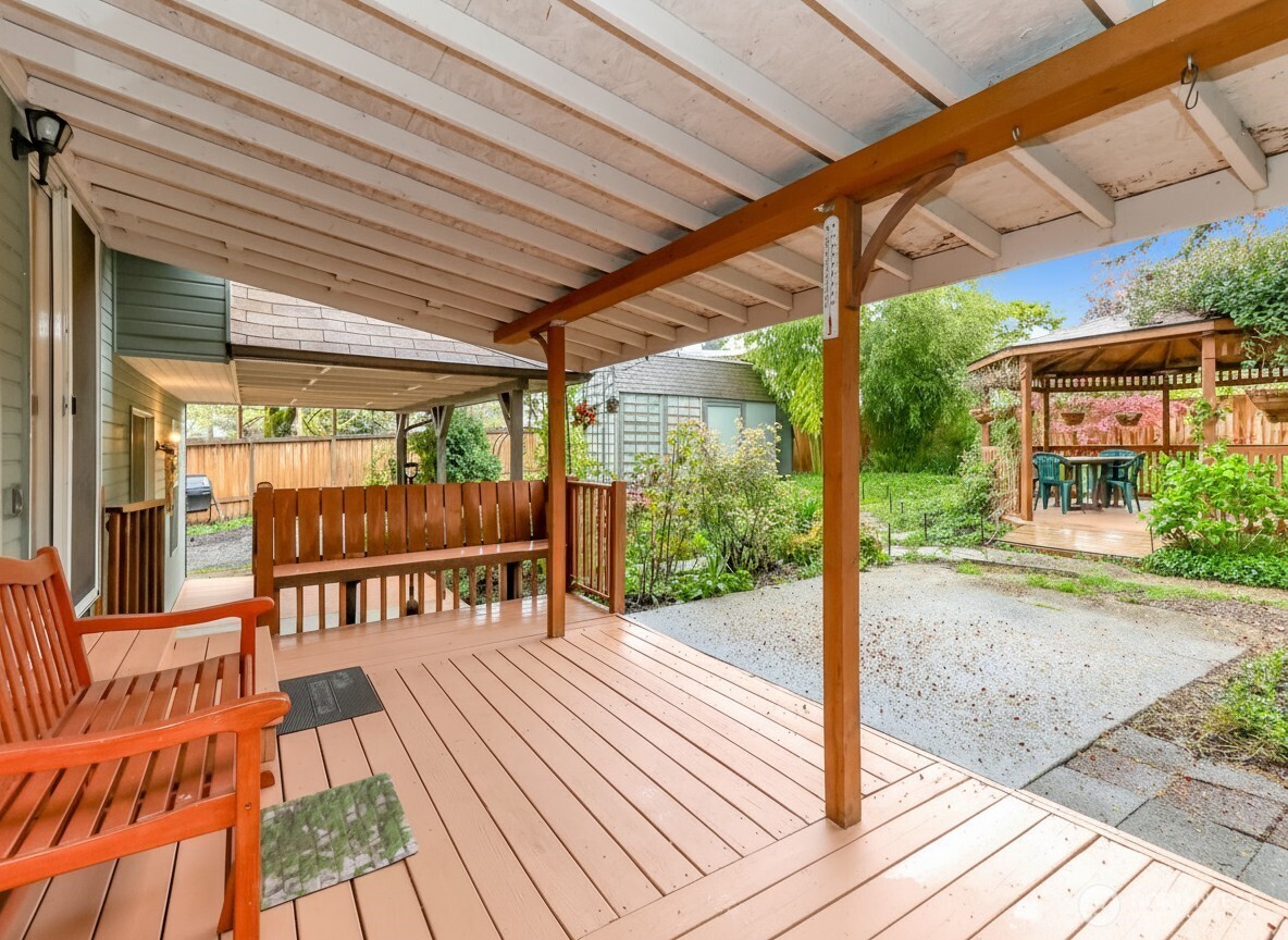 Lower covered patio