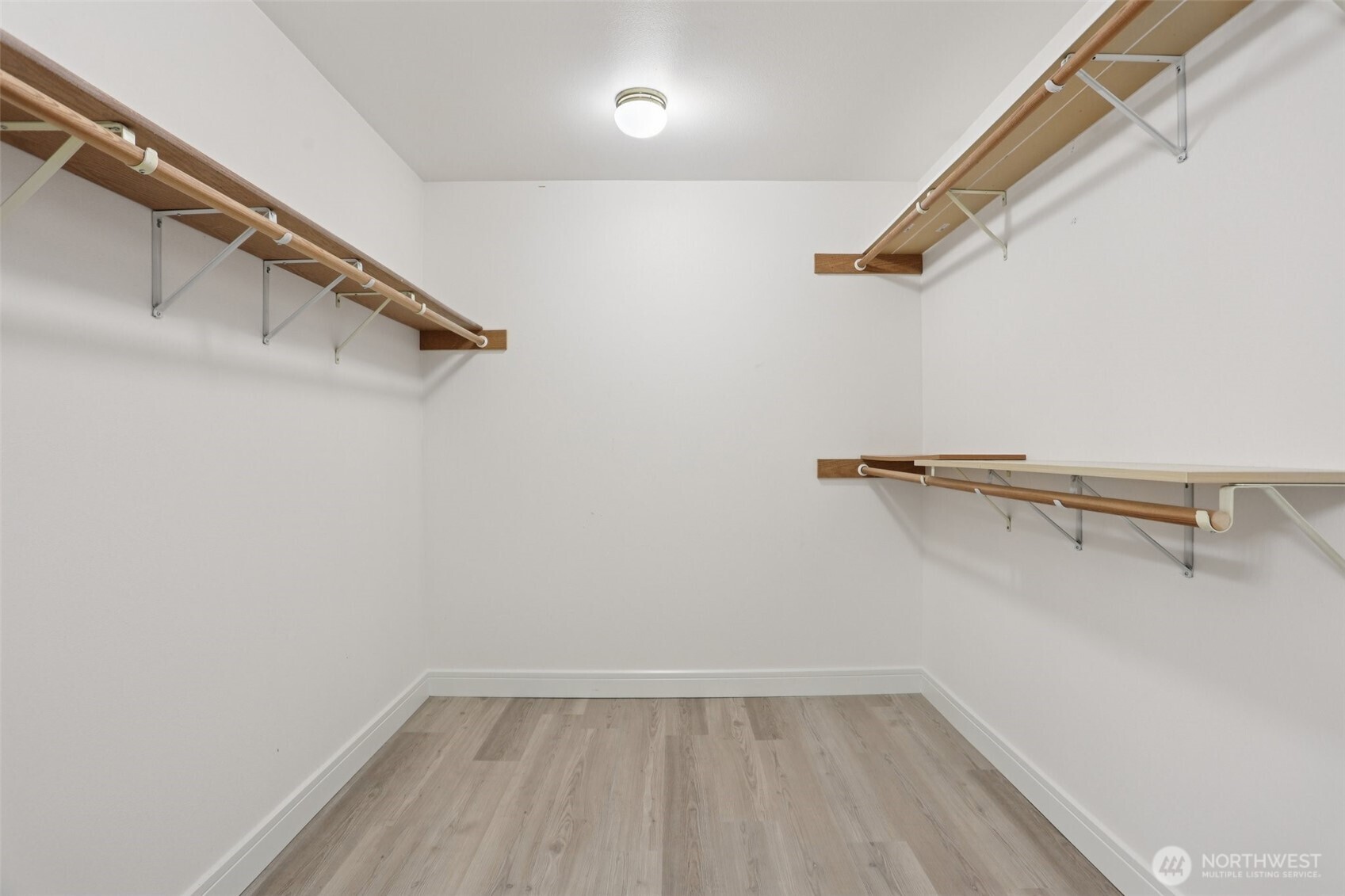 Main floor master walk-in closet