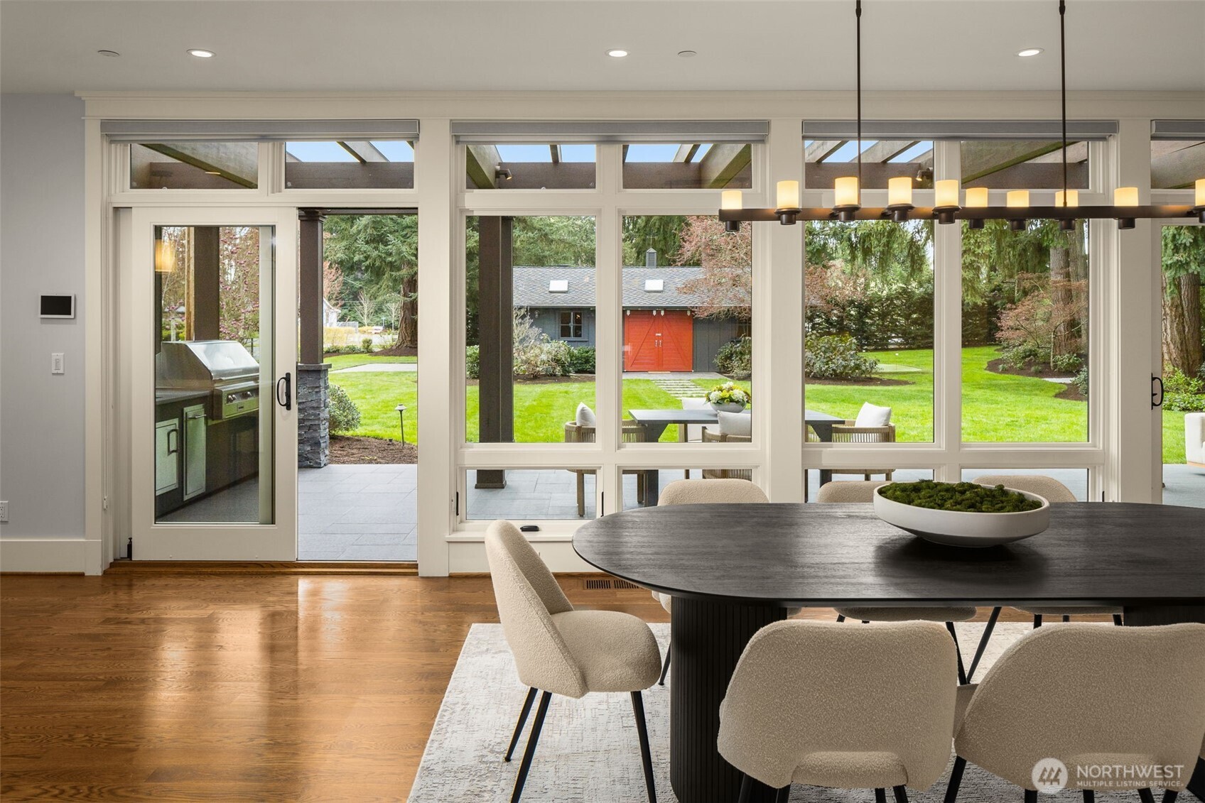 Sweeping Floor-to-Ceiling Architectural Grade Custom Windows Oriented to the Sunrise.