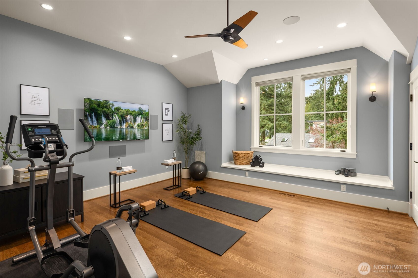 Wellness Focused Fitness Studio - Also could be Guest Bedroom or Convert to Home Theater.