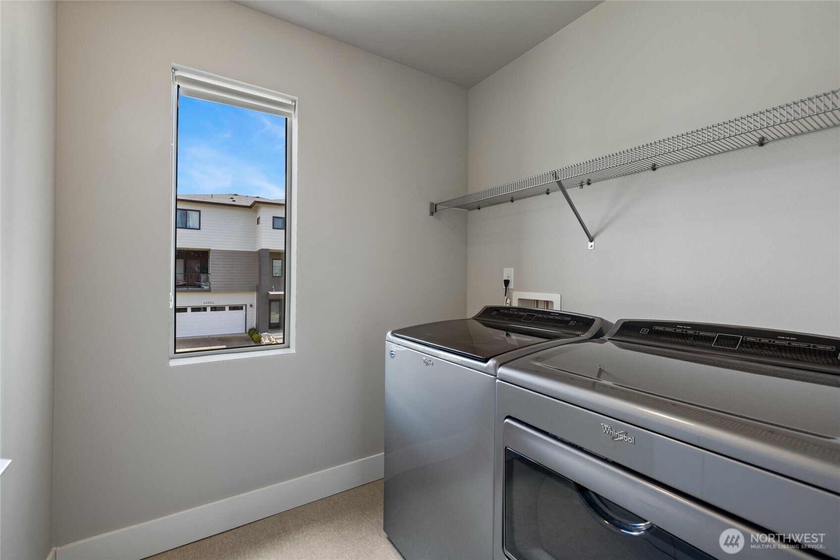 Laundry conveniently located upstairs.