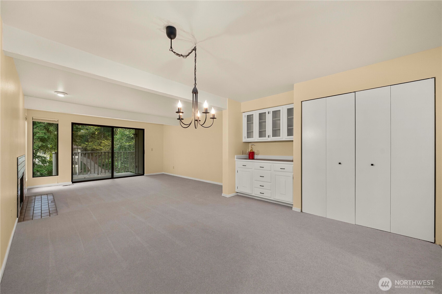 Living Room and Dining Room.