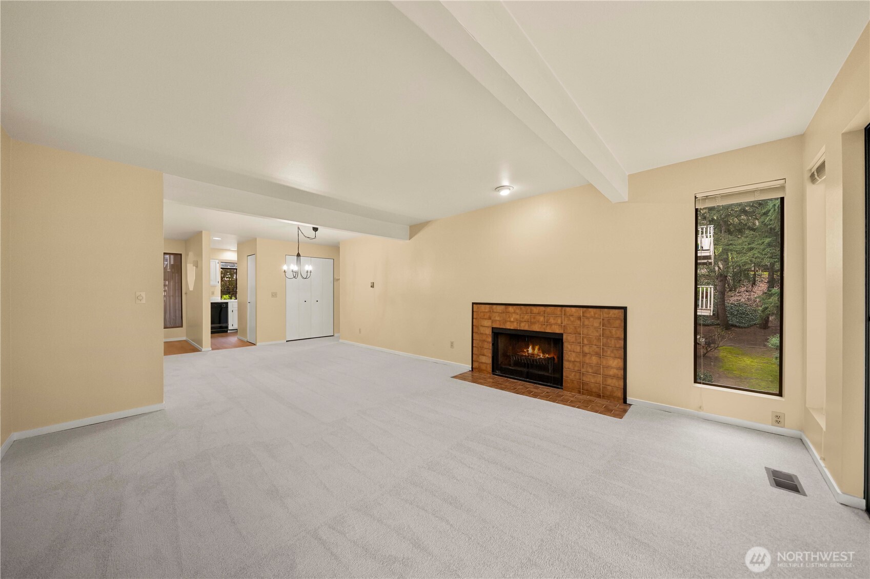 Living Room and Dining Room.