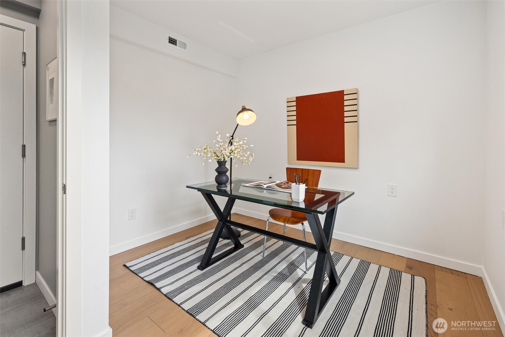 Main floor office added for a perfect work from home setup.