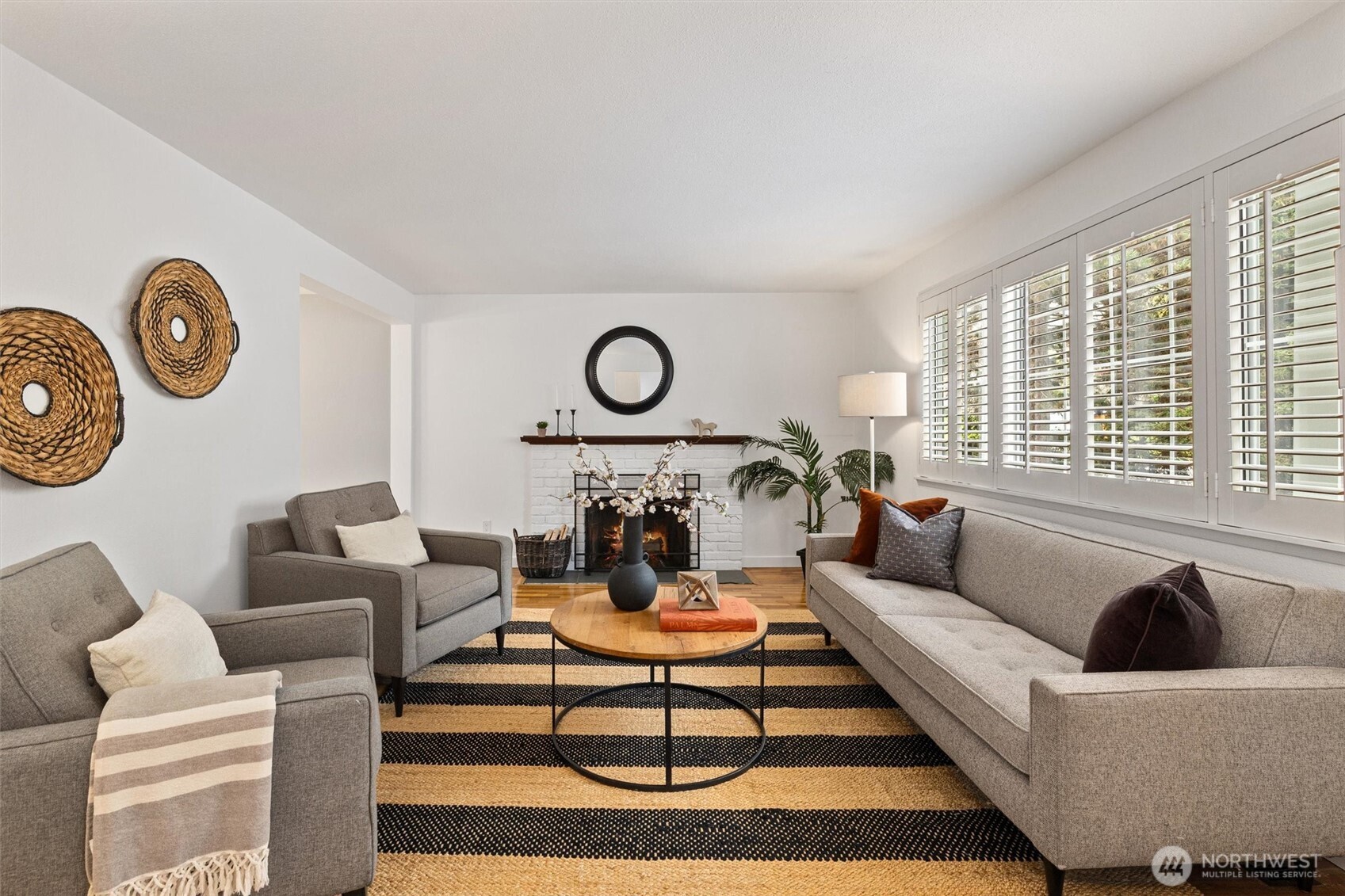 This home is flooded with natural light.