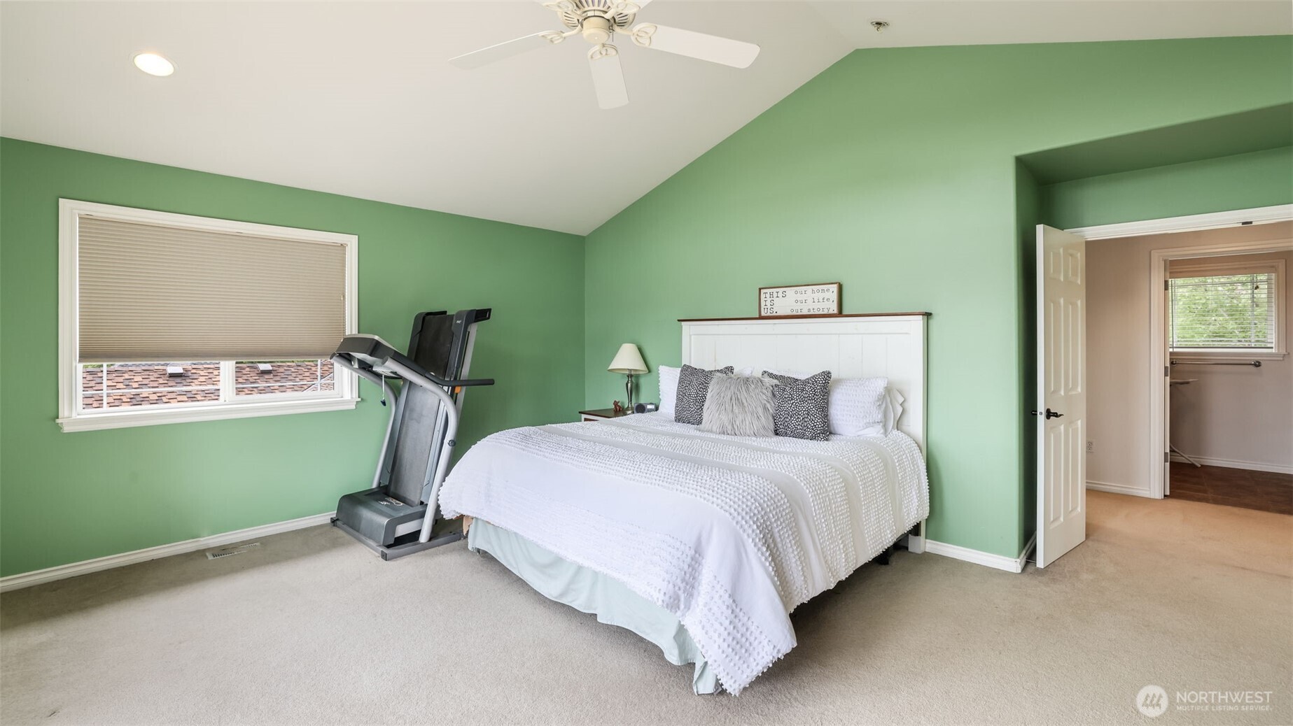 Generous primary bedroom with flexible space to design your ideal private haven