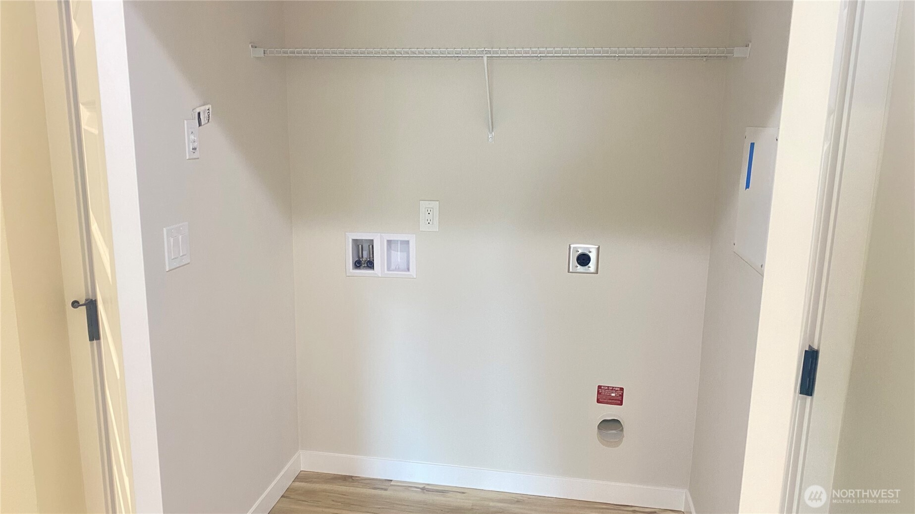 Laundry closet upstairs