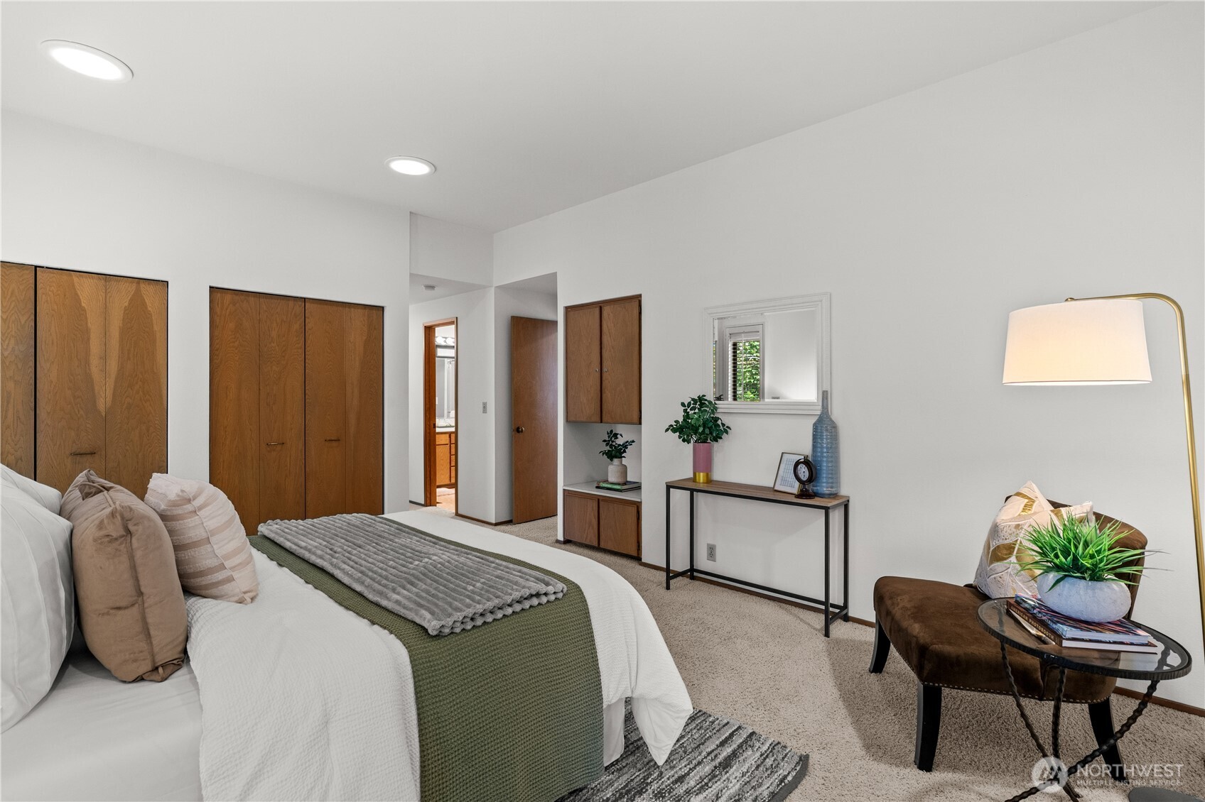 Your friends will have closet envy! A walk-in closet PLUS these side-by-side closets are featured in the Primary Bedroom.