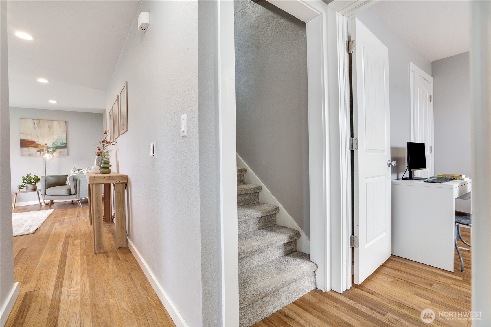 Head upstairs to your primary retreat