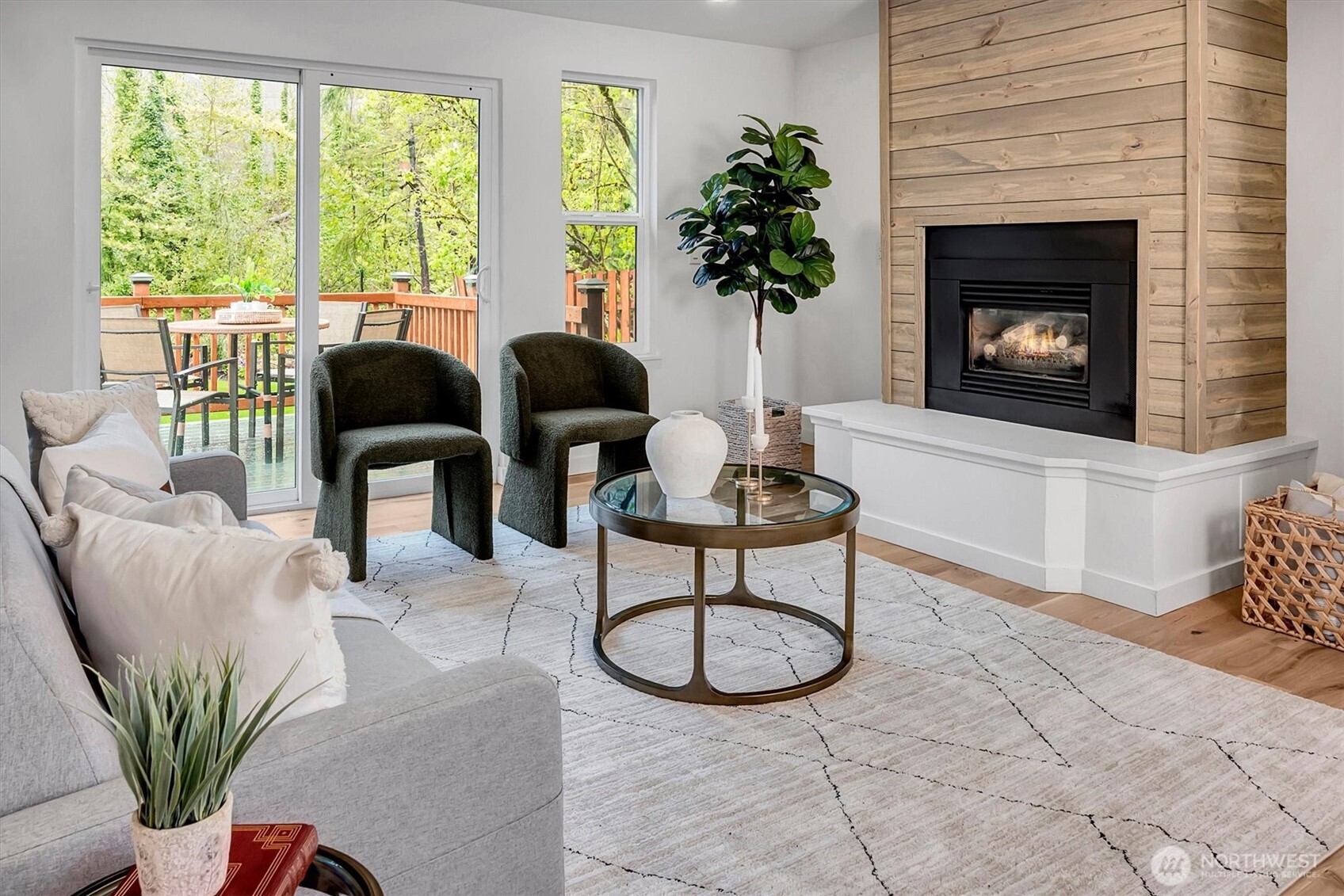 The bright, thoughtfully designed space effortlessly blends warmth and modern sophistication.