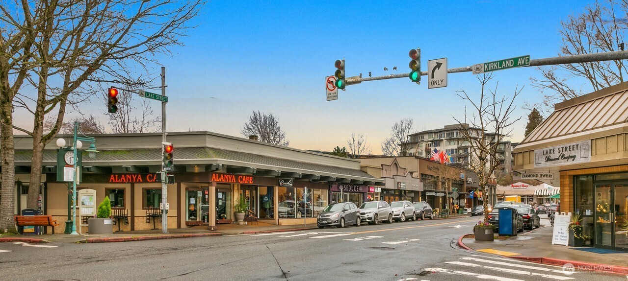 Kirkland is a fabulous city.  Great restaurants, proximity to work, and  lively shopping.