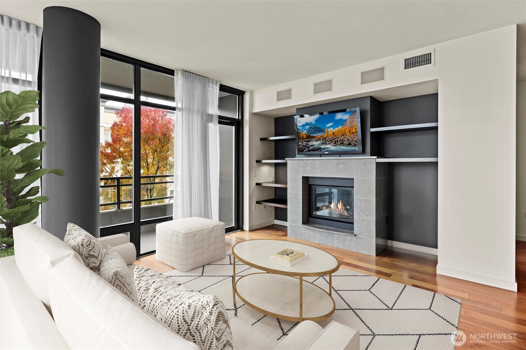 Elegant and fine finishes throughout the residence.