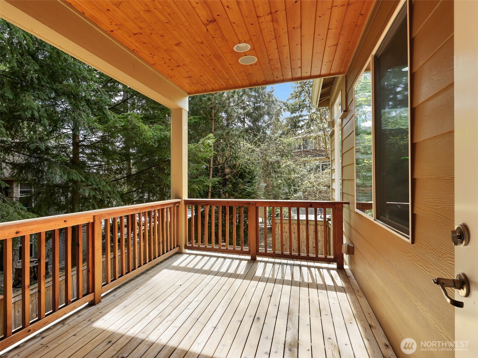 Deck off the main level - perfect for coffee or evenings on the grill