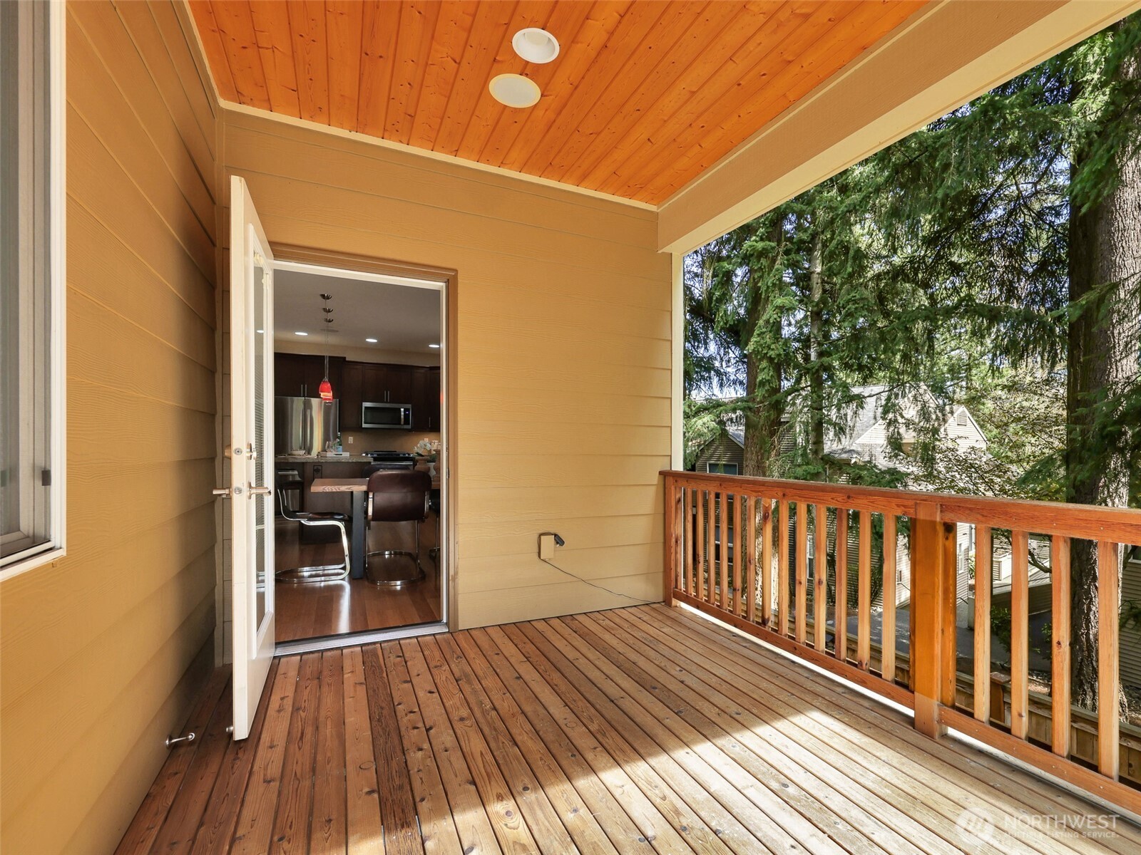 Deck off the main level - perfect for coffee or evenings on the grill