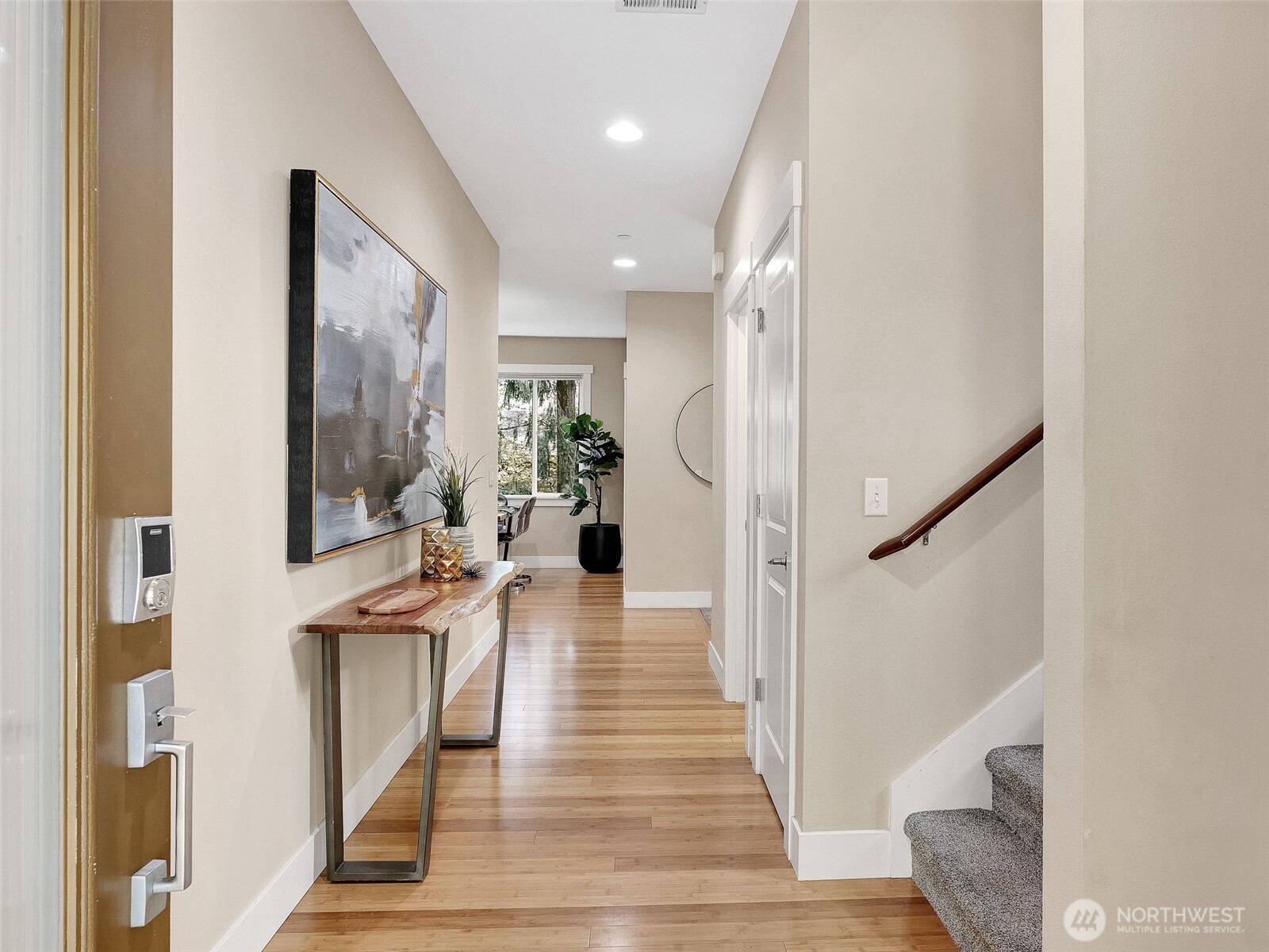 Light filled entry welcoming you onto the main level