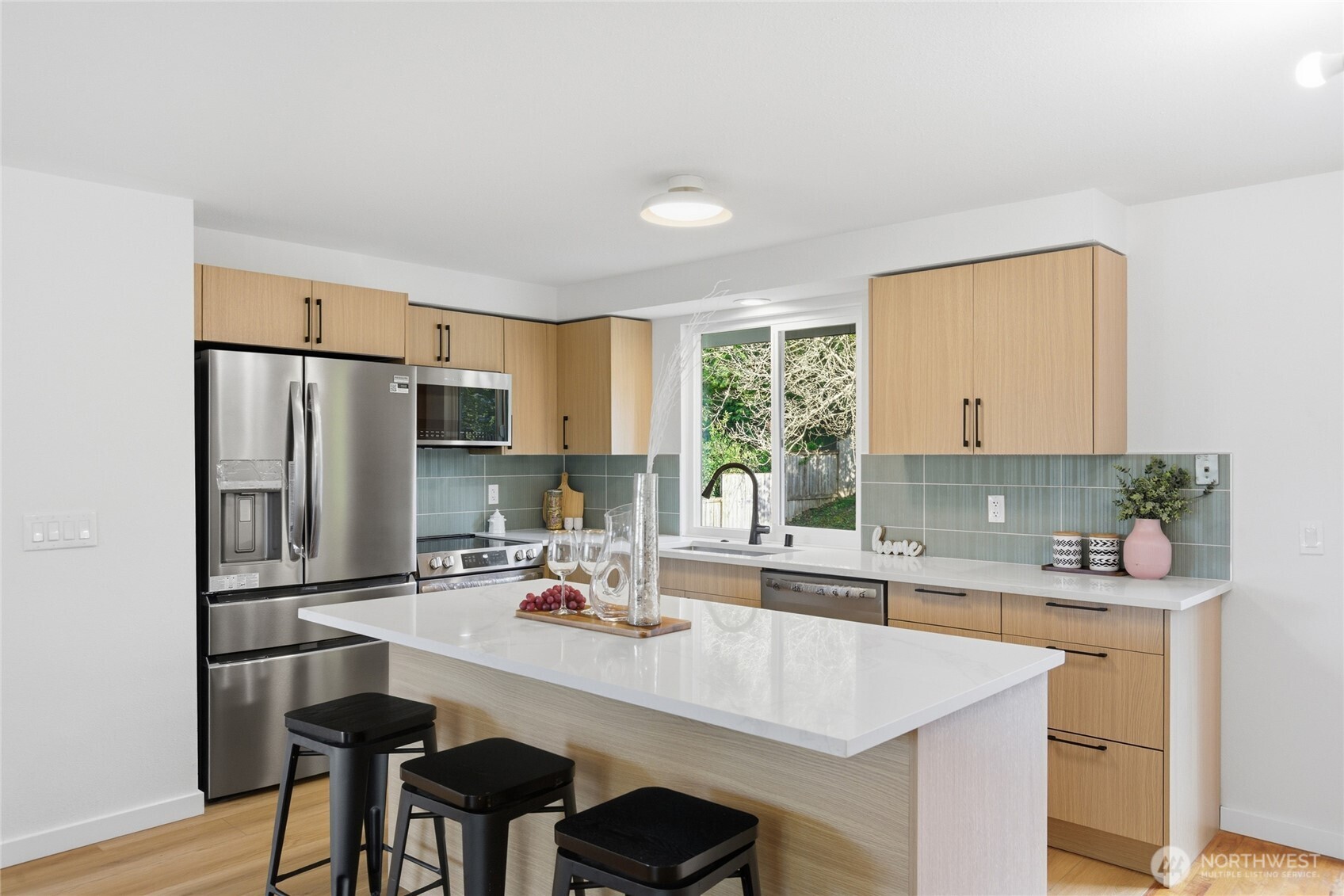 Open Living/Dining/Kitchen