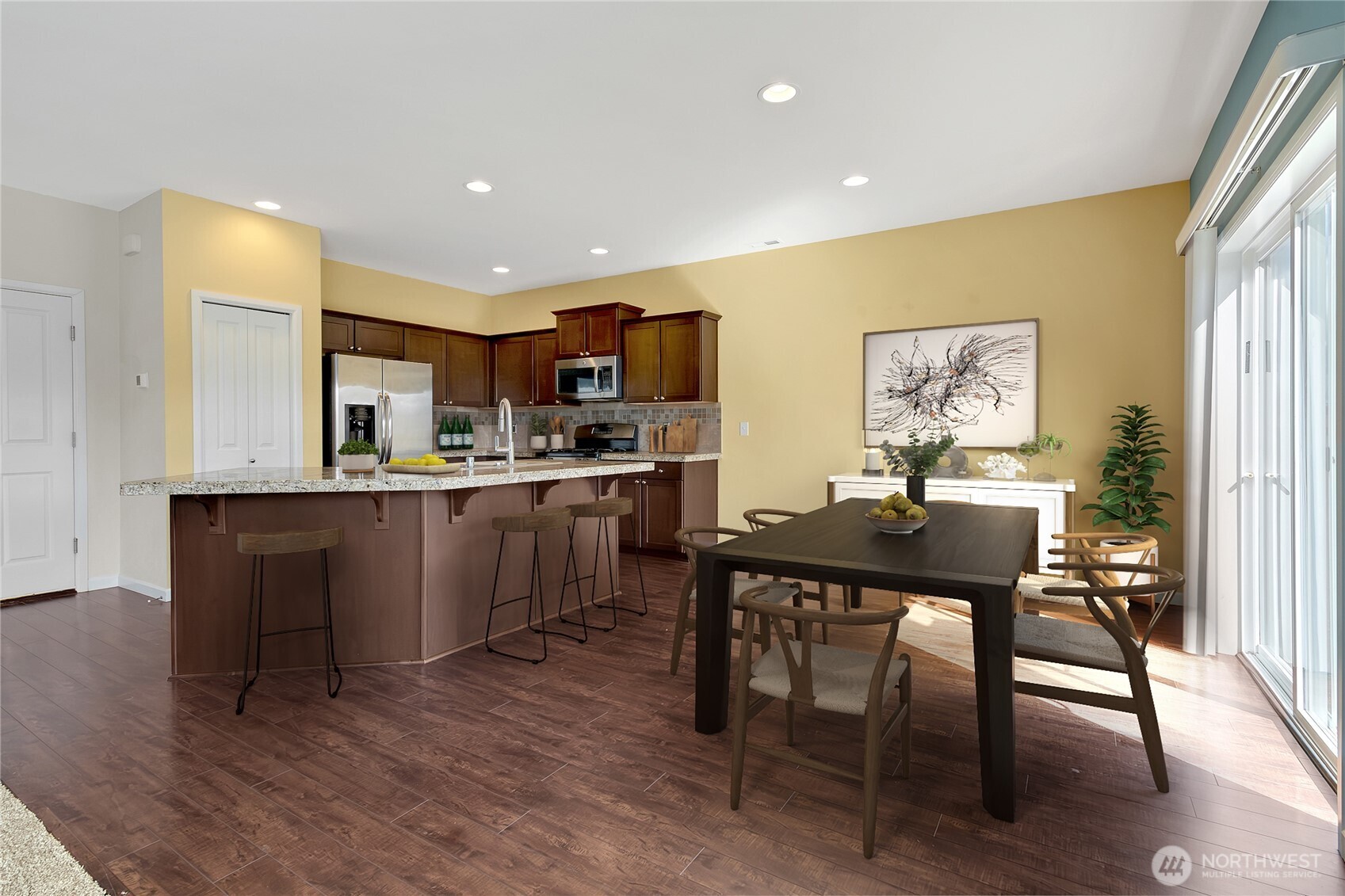 This photo is virtually staged