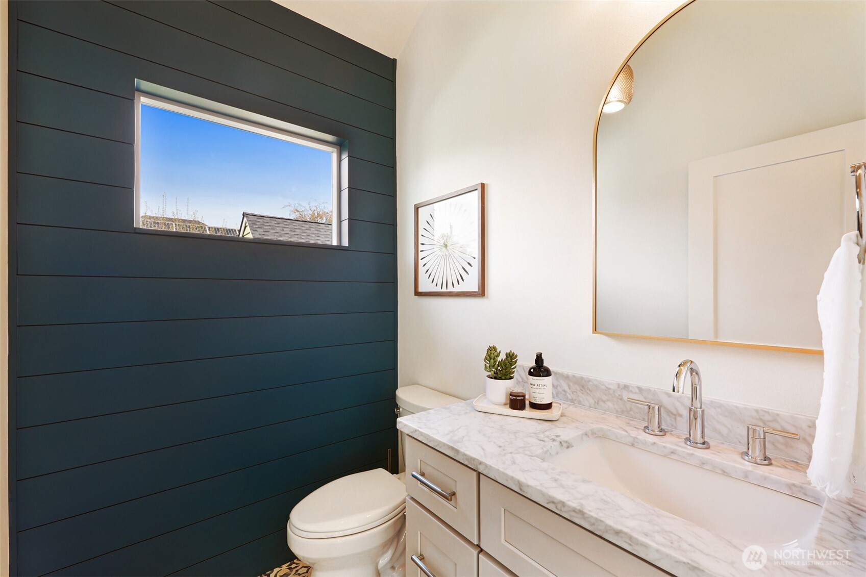 Main floor powder room