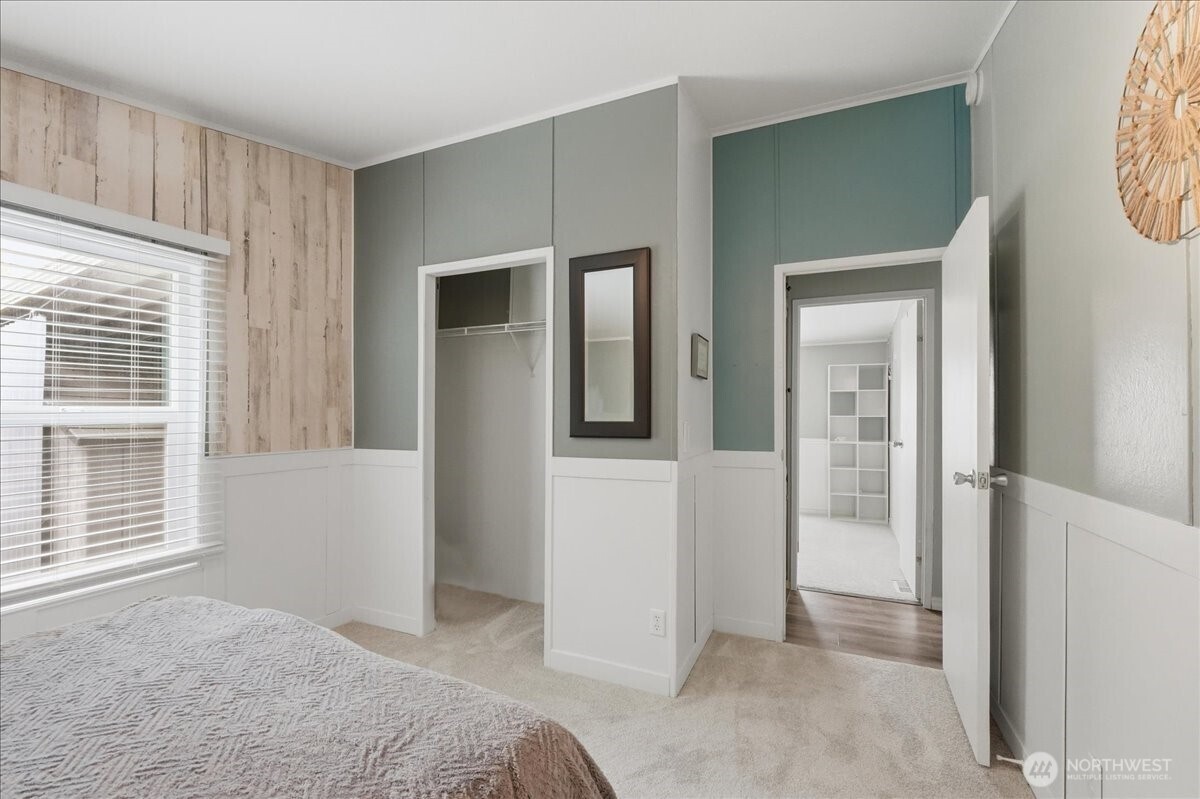 Opposite view of the second bedroom.