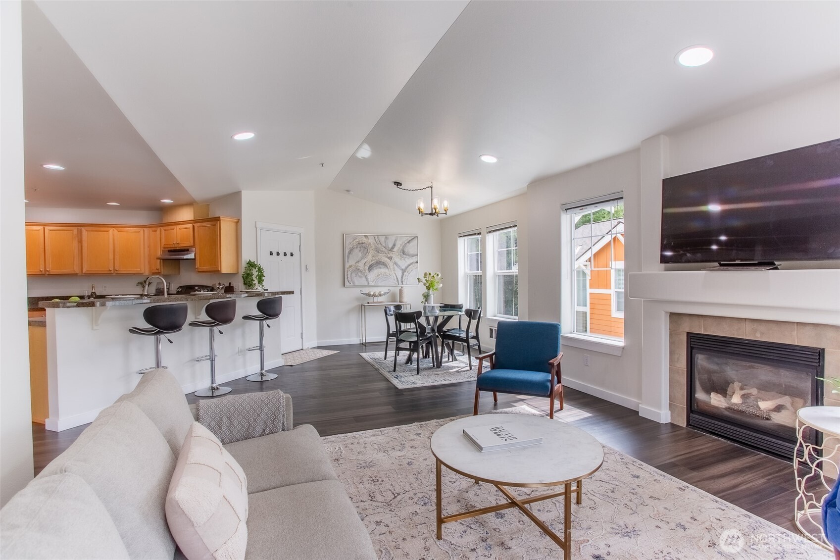 Another view of the Open Floor Plan.