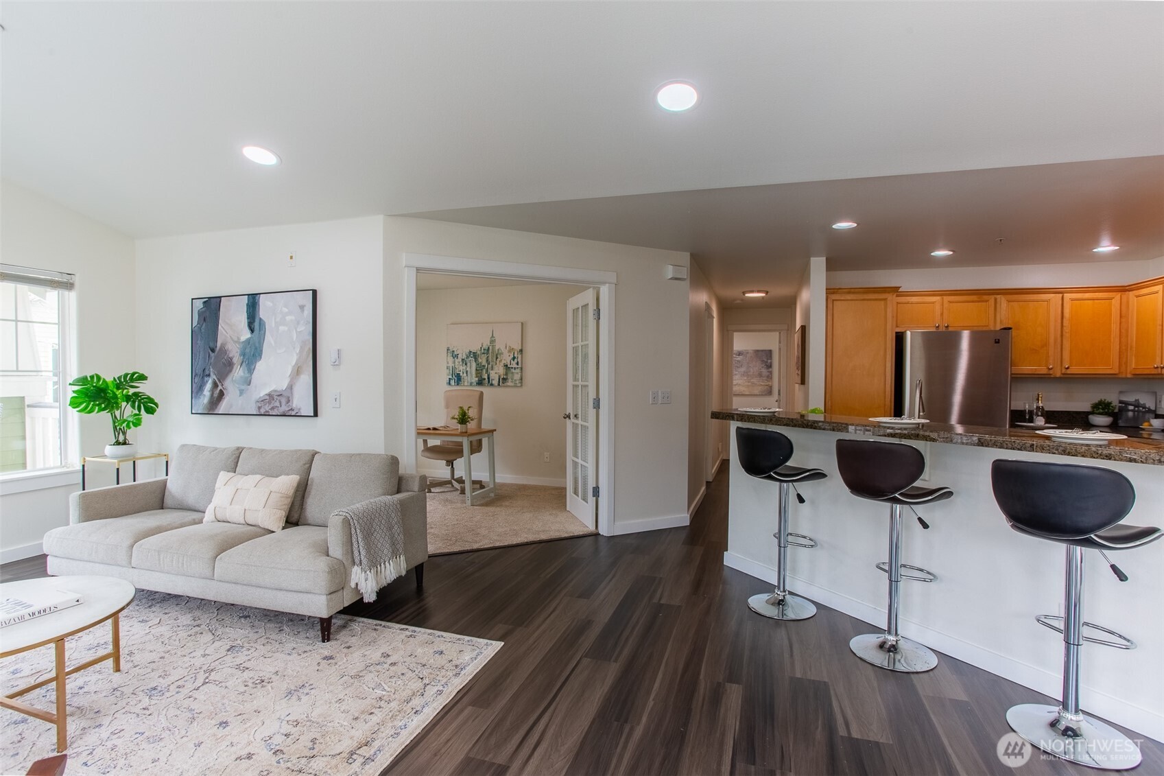 Another view of the Open Floor Plan.