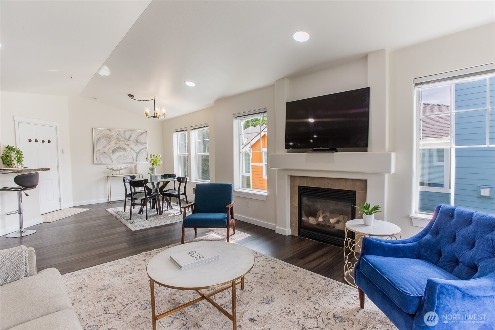 Another view of the Open Floor Plan.