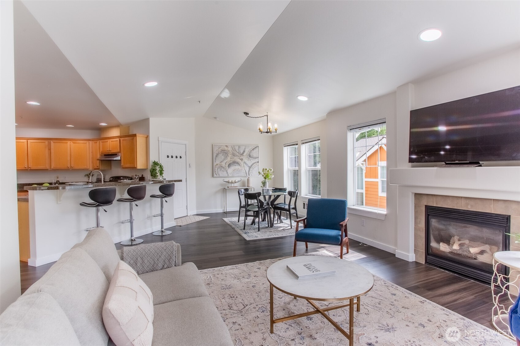 Another view of the Open Floor Plan.