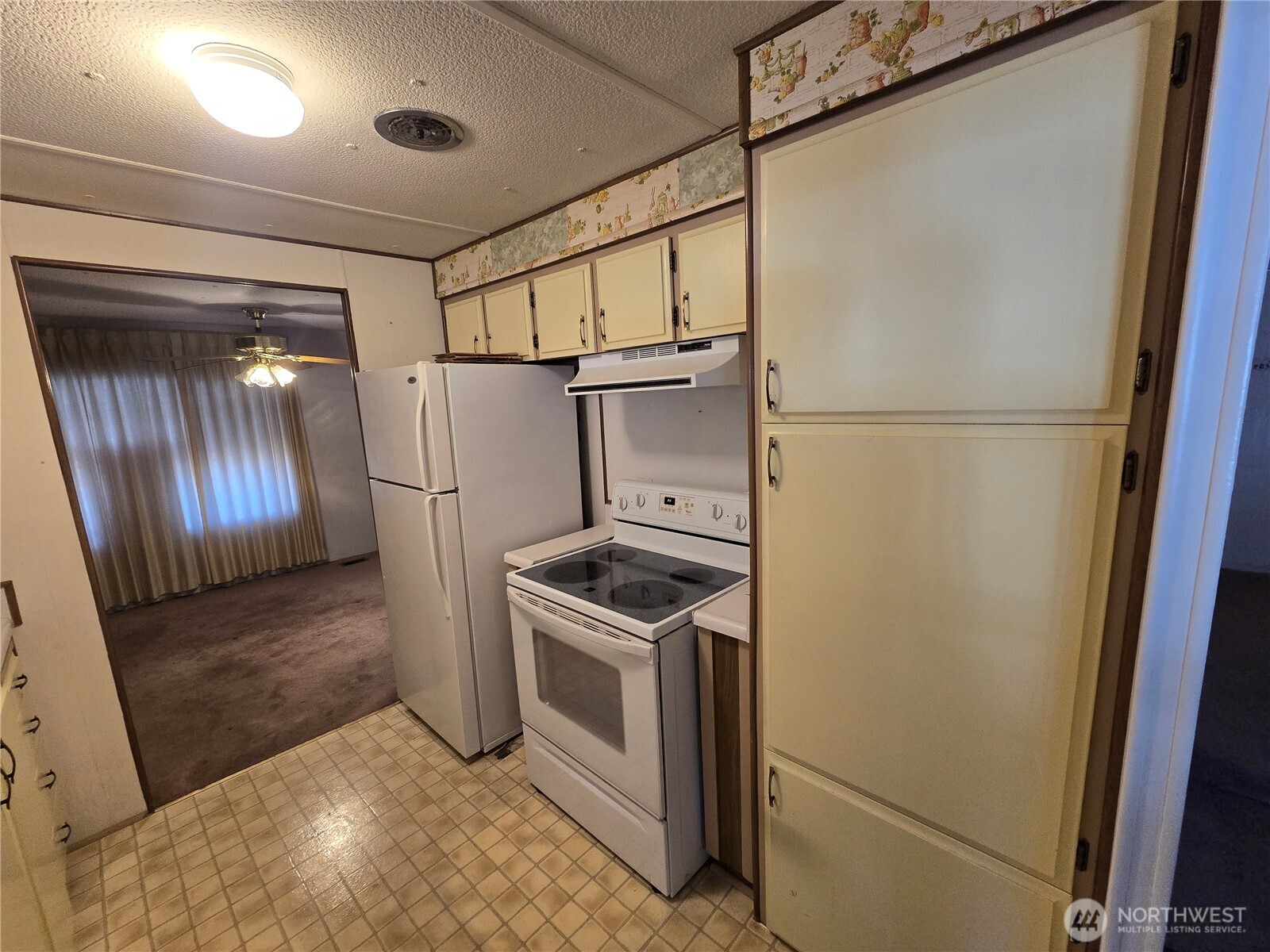 Spacious kitchen w/cabinet pantry