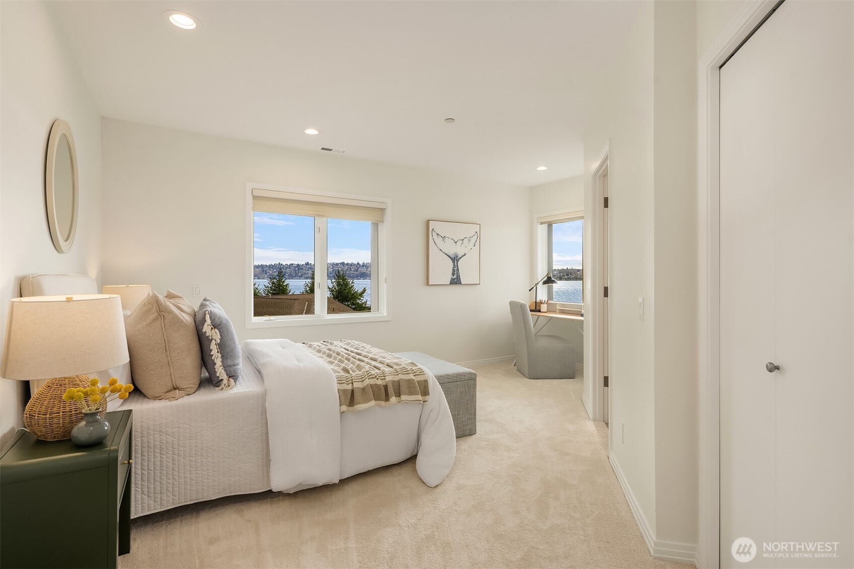 Five additional guest bedrooms ensure that there's room for everyone to have their own space.