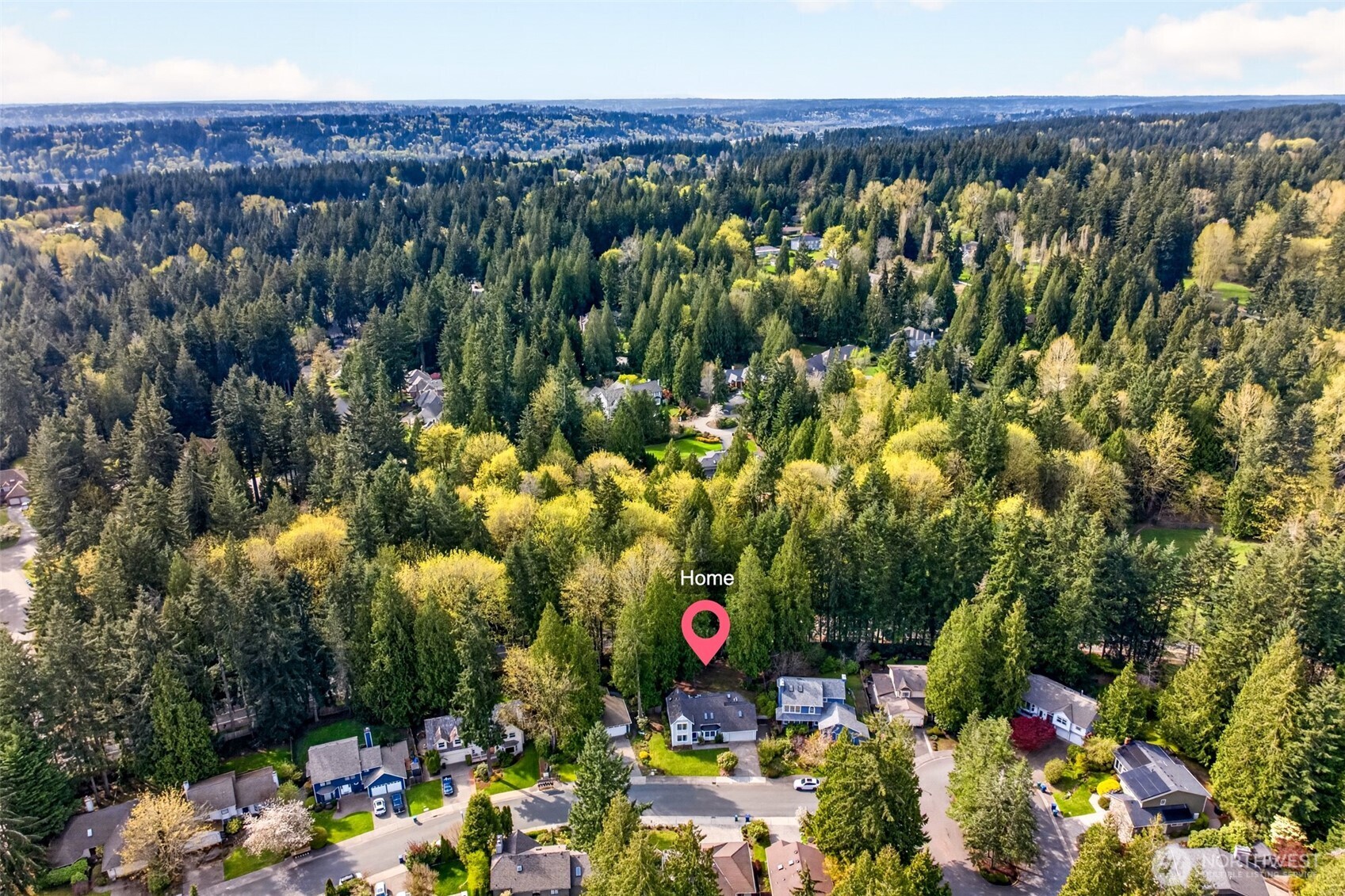 Nestled within the prestigious Sunrise on English Hill enclave, the home enjoys a coveted Redmond location surrounded by mature greenbelt and minutes from Microsoft, Google, and Meta campuses.