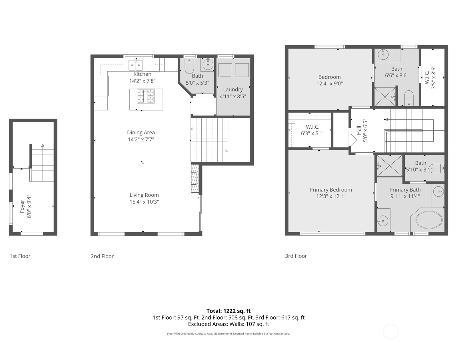 Floorplan with measurments