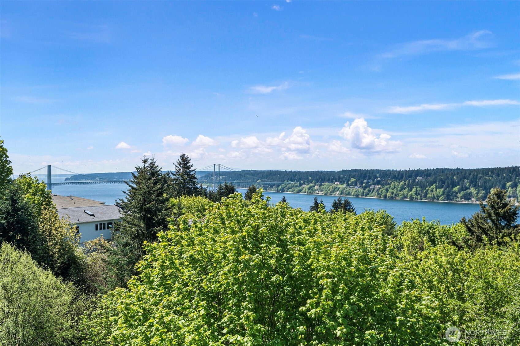 Views of the Narrows Bridge to the left