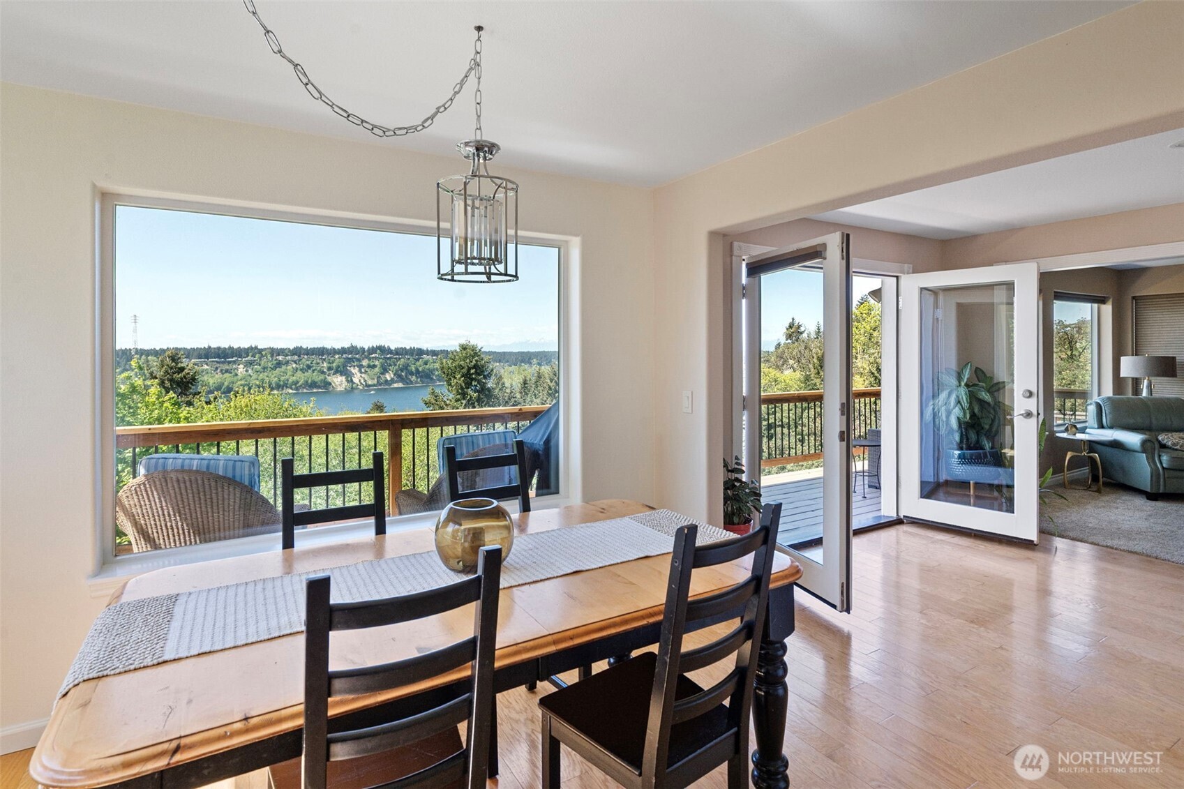 Huge windows bring in plenty of light