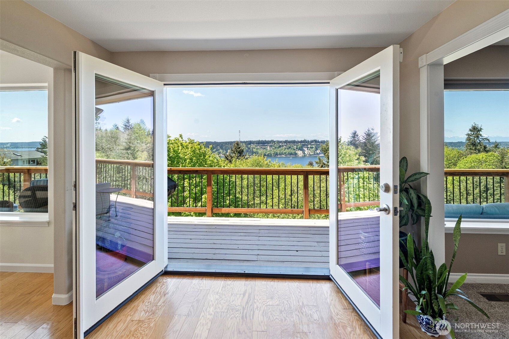 View of the back of the home