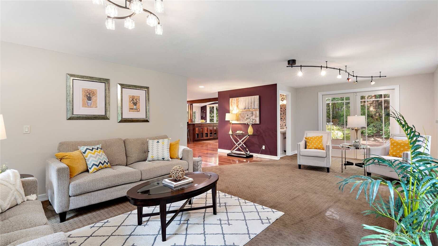Not all fireplaces are created equal, and this “big flame” fireplace proves it with striking extra-tall flames and a glow that makes the space especially inviting, warm, and cozy.
