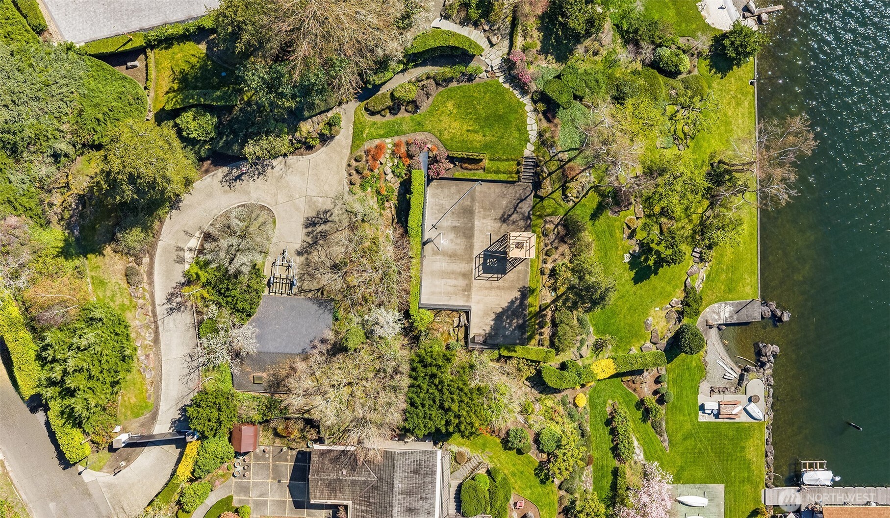 View from Above, 110 ft of waterfront