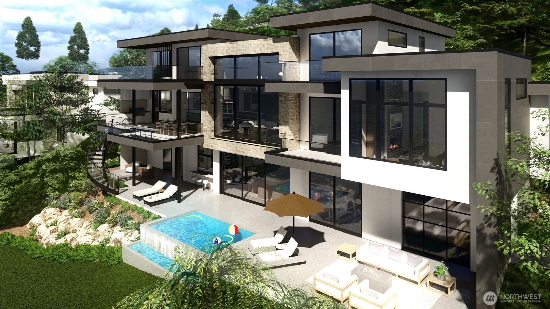 Rendering with Infinity pool