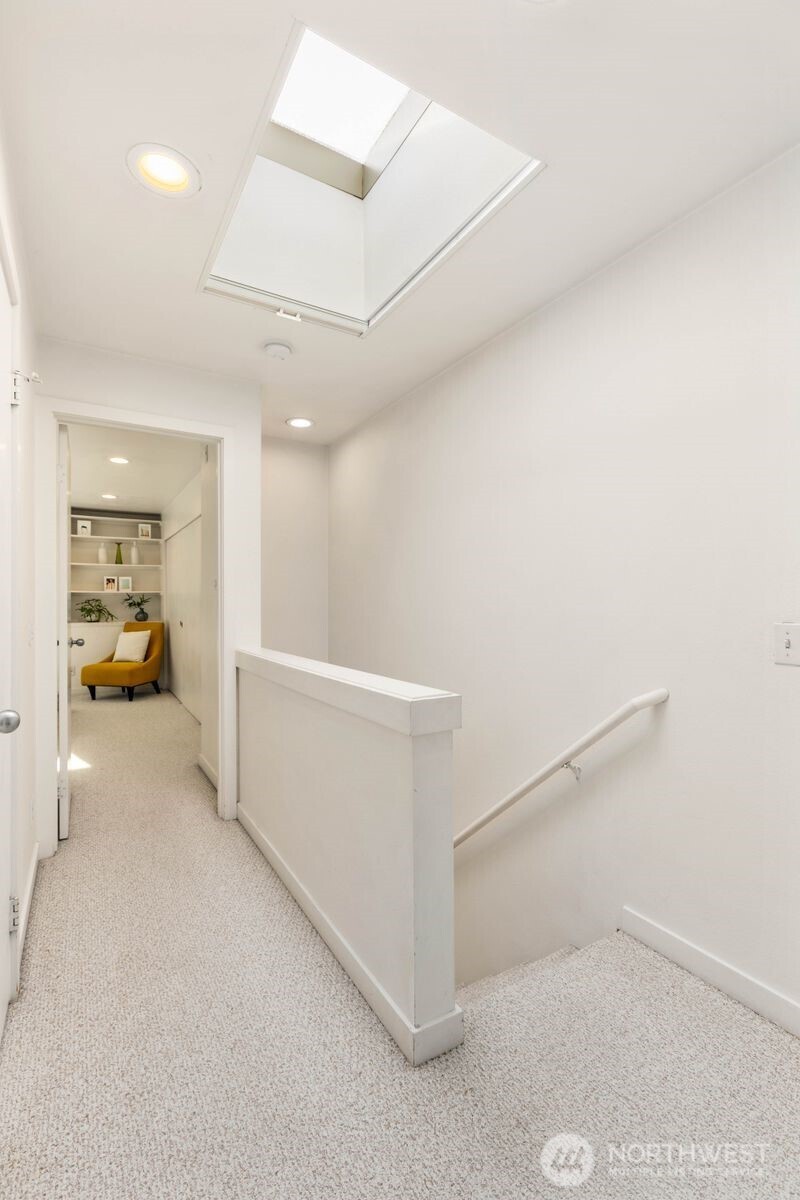 Enjoy the skylight with optional cover on the 2nd floor