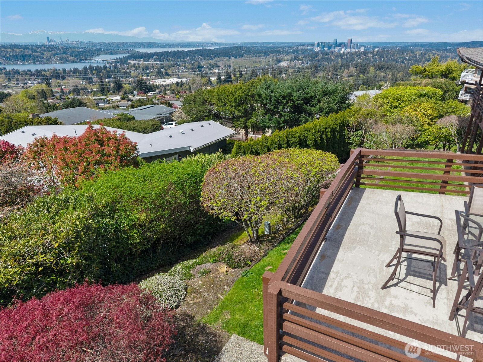 Spectacular views from the upper deck