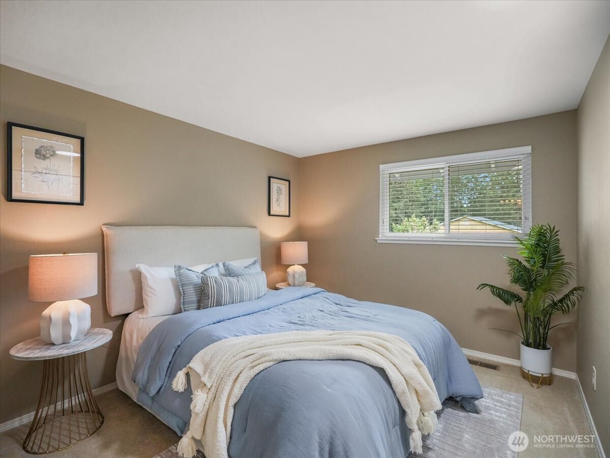 The first bedroom.