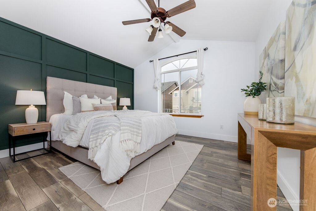 Primary bedroom on 3rd floor with ensuite 5-piece bath and walk-in closet