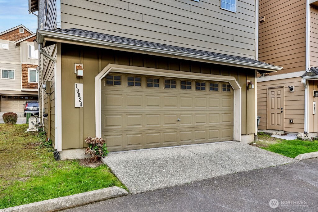 Alley access 2 car garage