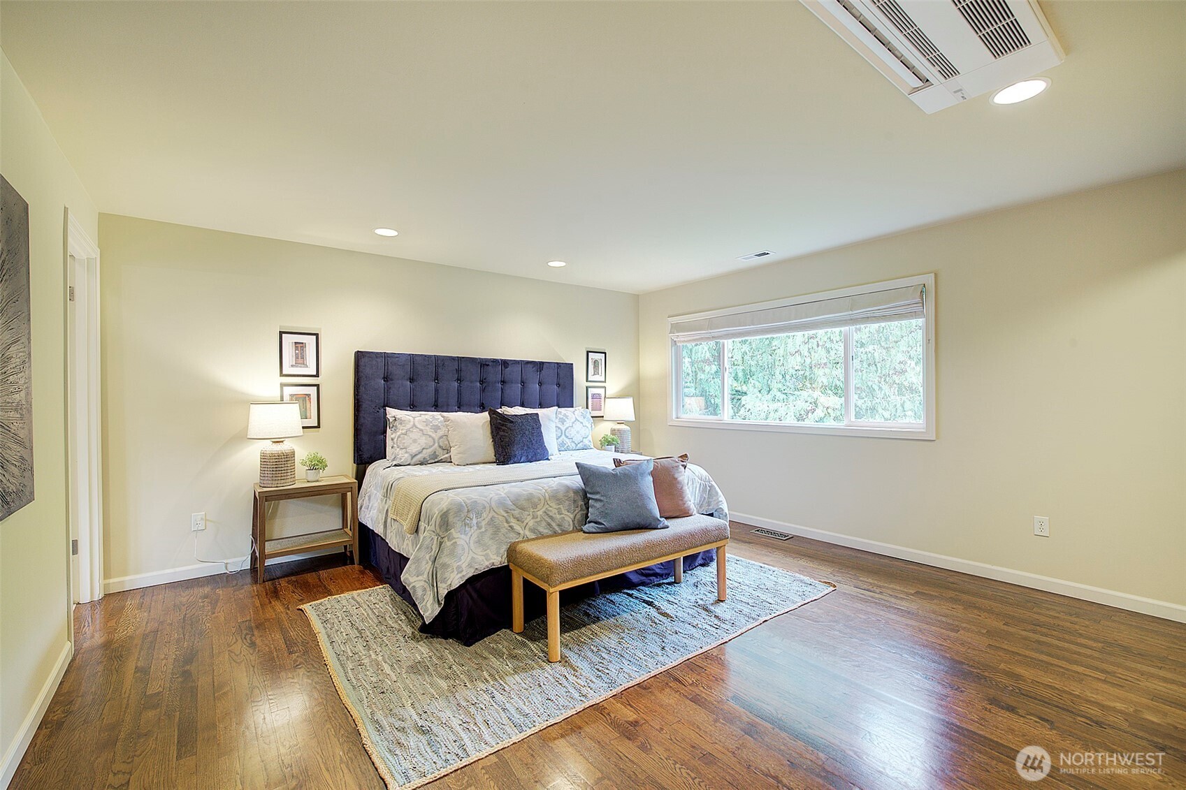 Primary bedroom on second level