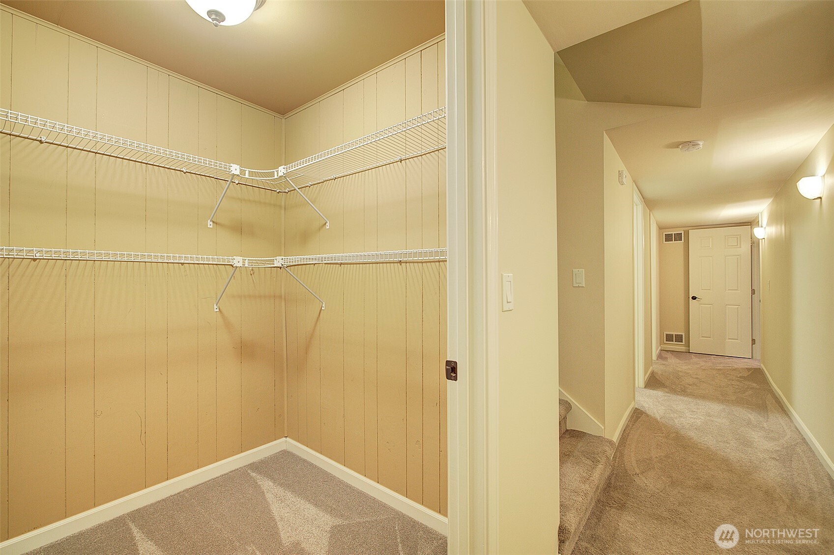 Large storage room on lower level